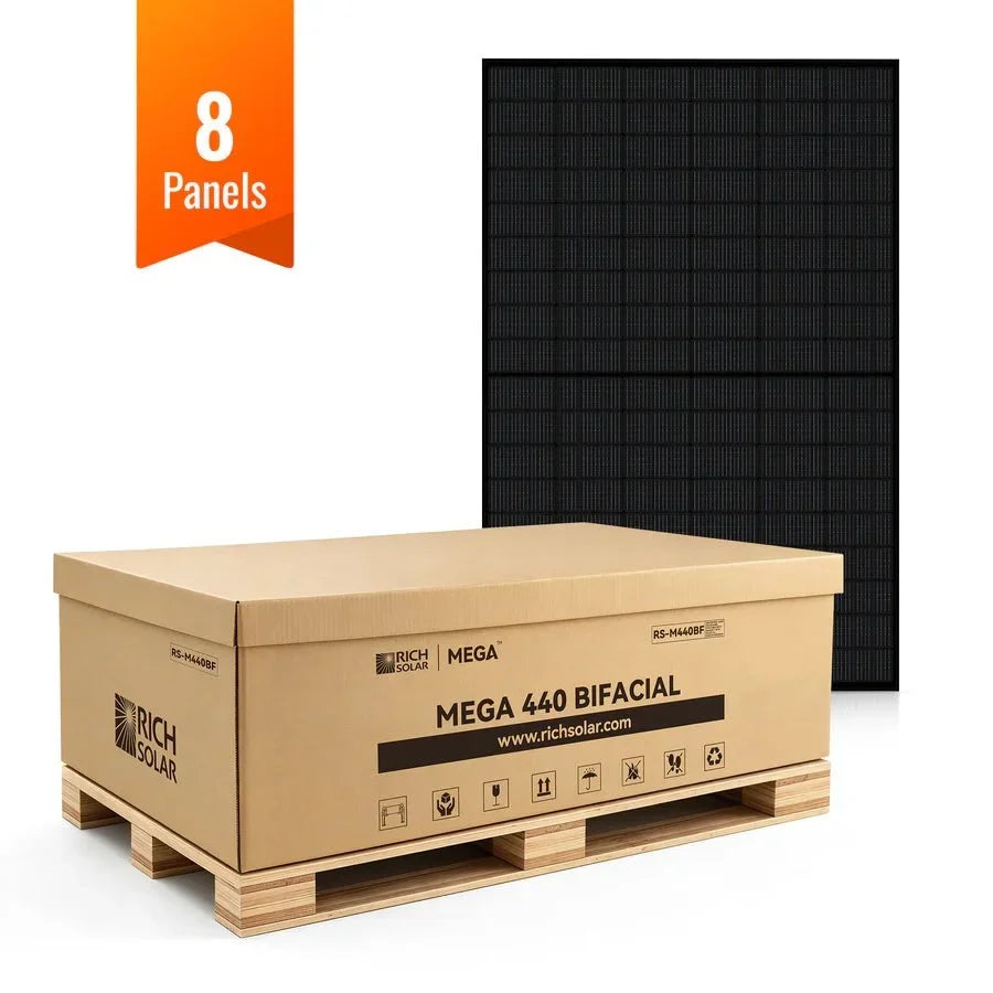 Rich Solar MEGA 440W Bifacial N-Type Solar Panel