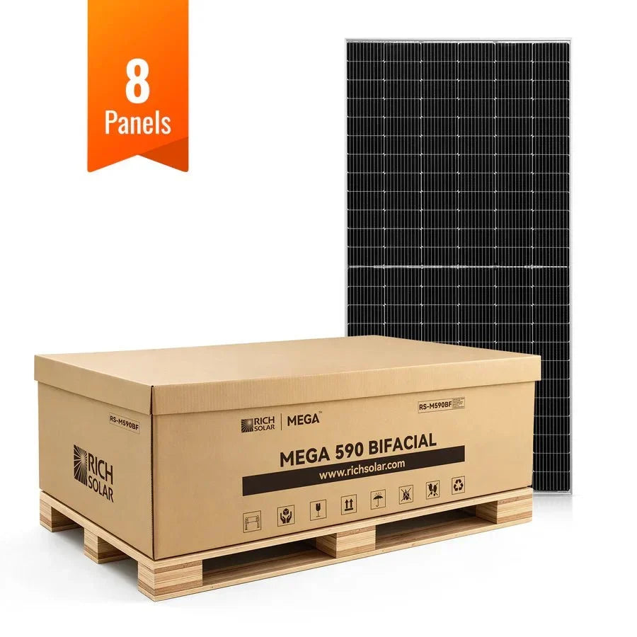 Rich Solar MEGA 590 Watt Bifacial Solar Panels
