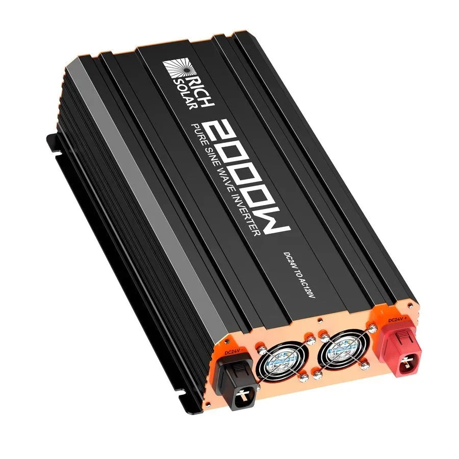 Rich Solar NOVA PURE MAX 2K 2000 Watt 24V Industrial Pure Sine Wave Inverter