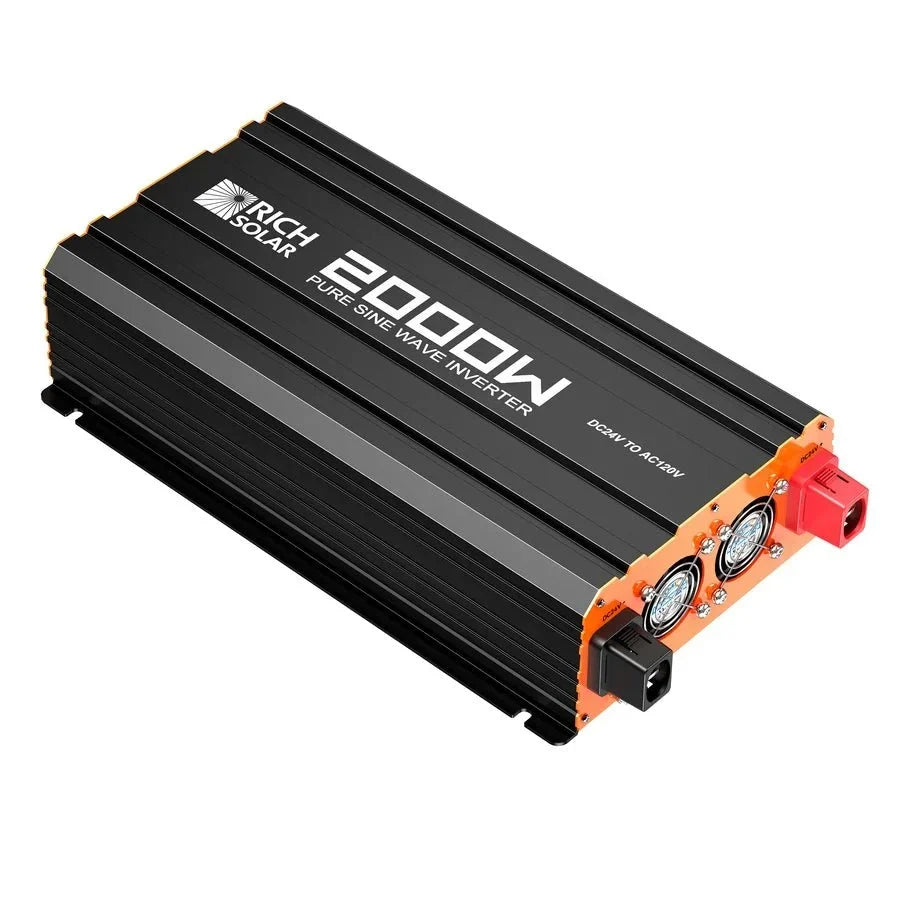 Rich Solar NOVA PURE MAX 2K 2000 Watt 24V Industrial Pure Sine Wave Inverter