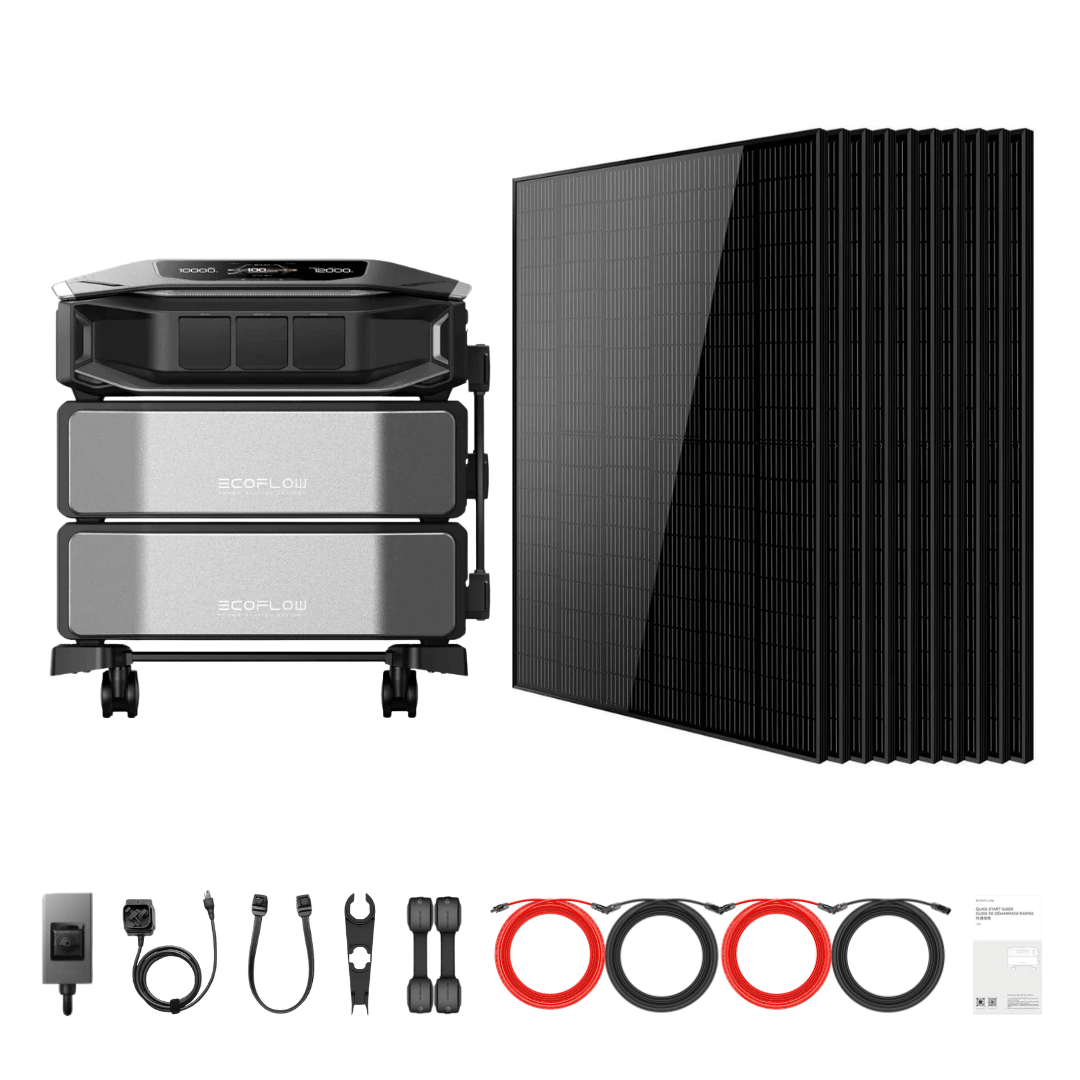 EcoFlow DELTA Pro Ultra X Inverter + Batteries + 415W Solar Panels