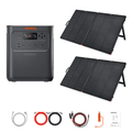 Jackery HomePower 3600 Pro Max Portable Power Station + Custom Solar Panel Bundle Option
