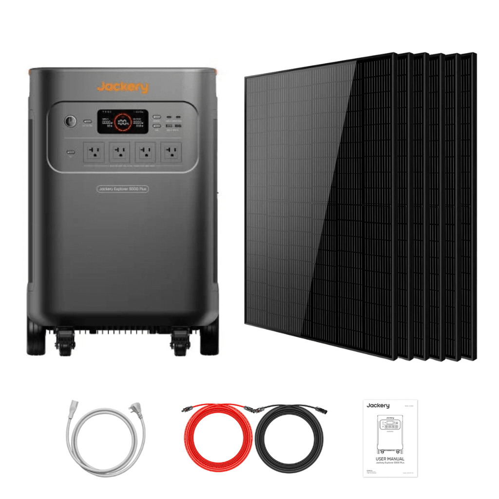 Jackery Explorer 5000 Plus + Extra Batteries + 415W Solar Panels