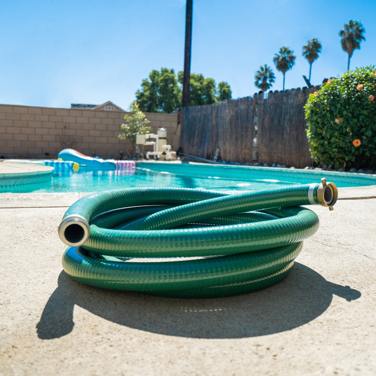 Duromax XPH0410S 4-Inch x 10-Foot PVC High Volume Water Pump Suction Hose