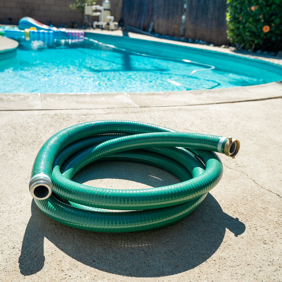 Duromax XPH0410S 4-Inch x 10-Foot PVC High Volume Water Pump Suction Hose