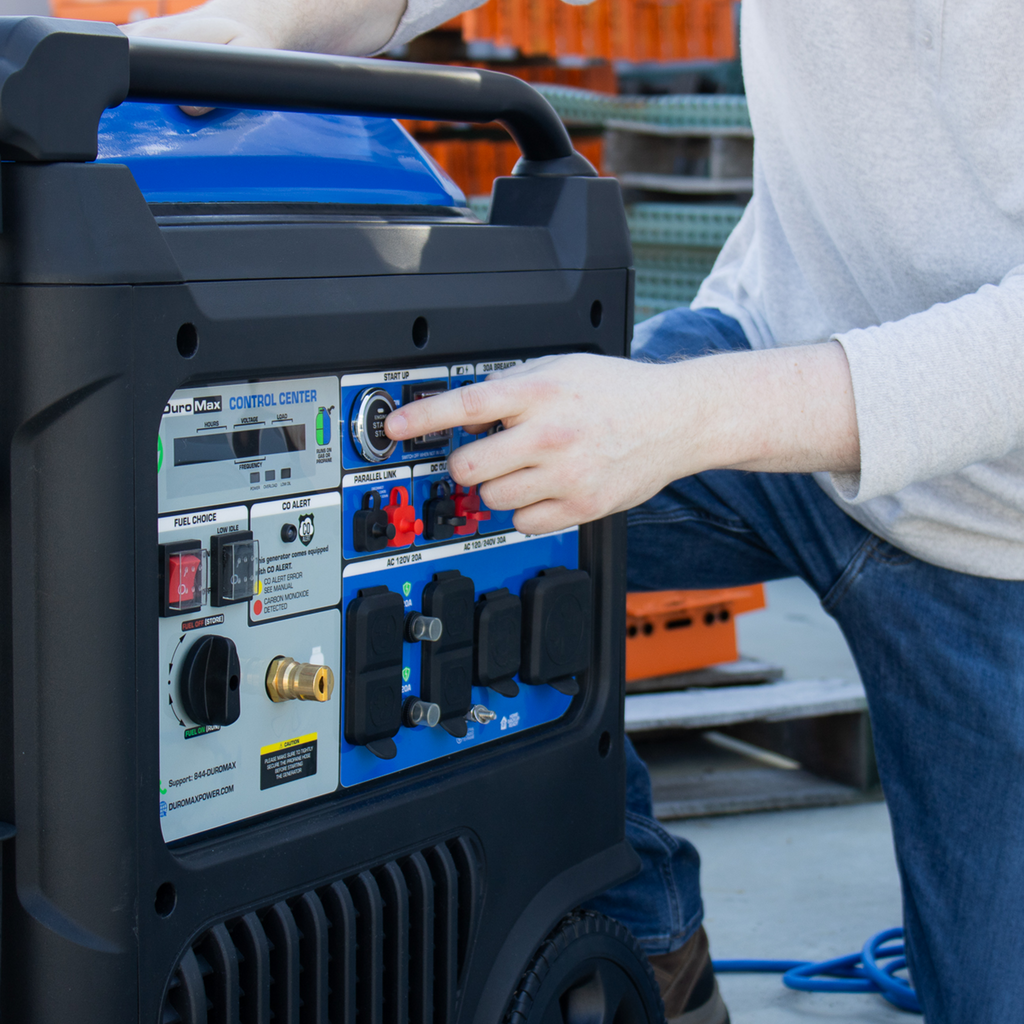 DuroMax XP11000iH 11,000 Watt Portable Dual Fuel Inverter Generator - Quiet, Low THD