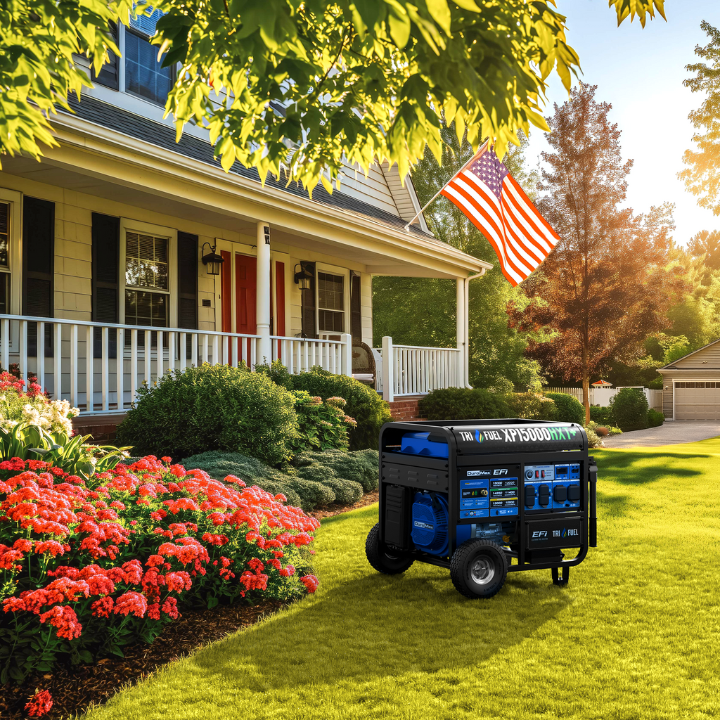 DuroMax XP15000HXT+ 15,000 Watt Electric Start Tri Fuel EFI Portable Generator