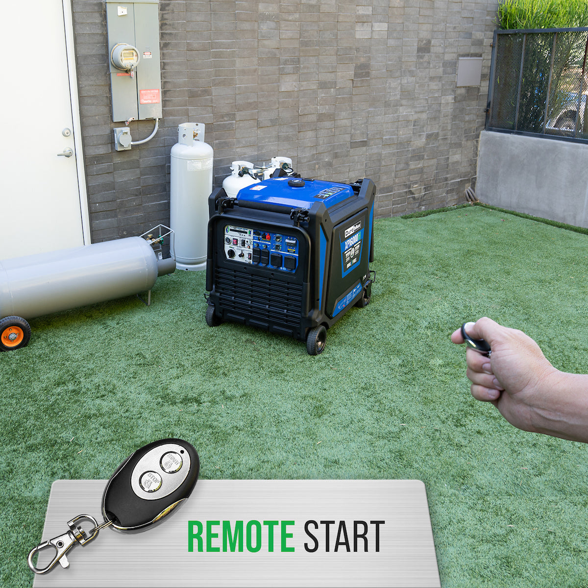 DuroMax XP16000iH 16,000 Watt Dual Fuel Portable Inverter Generator - Quiet, Low THD