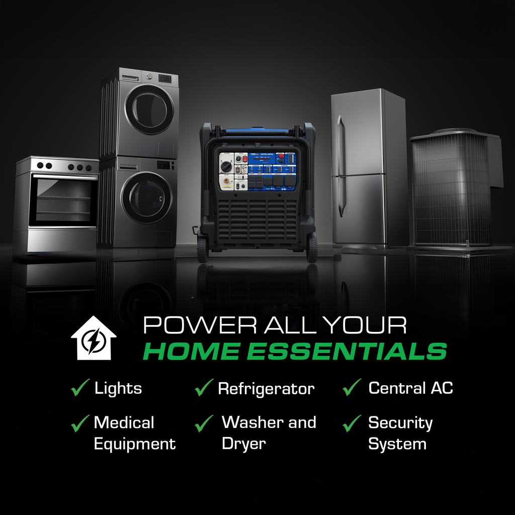 DuroMax XP28000iH 28,000 Watt Dual Fuel Portable Inverter Generator w/ CO Alert