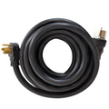 DuroMax XP5025GC 50-Amp 25-Foot 6-Gauge 14-50 CS6364 Heavy Duty Generator Power Cord for Home Power Backup, Black