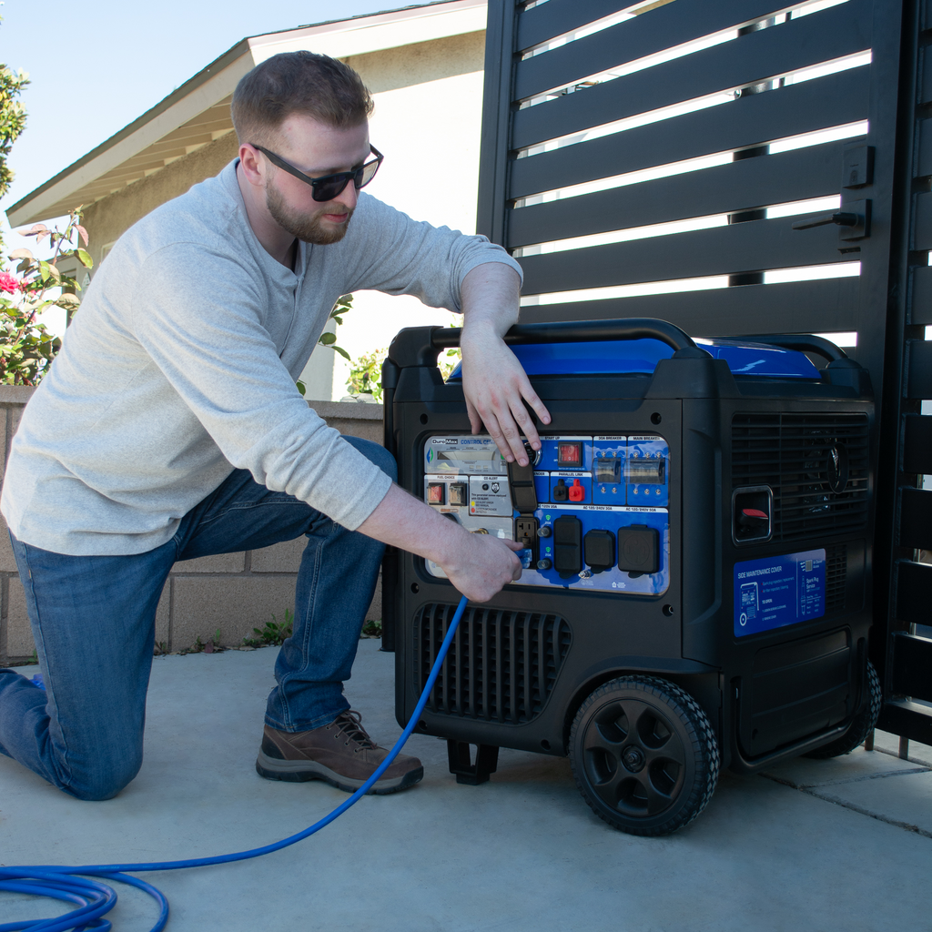 DuroMax XP9500iH 9,500 Watt Portable Dual Fuel Inverter Generator - Quiet, Low THD