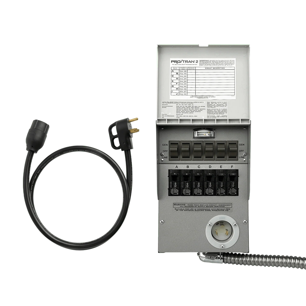 Anker SOLIX 120V Transfer Switch (30A Transfer Switch + Cable)