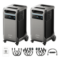 Anker SOLIX 2 x F3800 Plus Portable Power Station + Double Power Hub