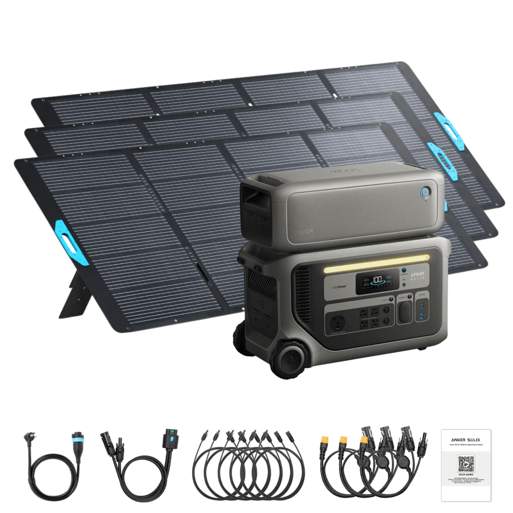 Anker SOLIX F3000 Solar Generator + Expansion Batteries