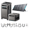 Anker SOLIX F3800 + Expansion Battery + 400W Portable Solar Panel