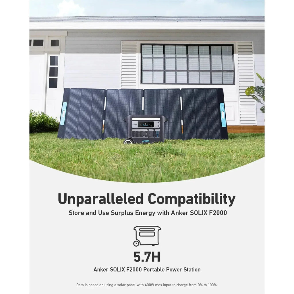 Anker SOLIX PS400 400W Portable Monocrystalline Solar Panel