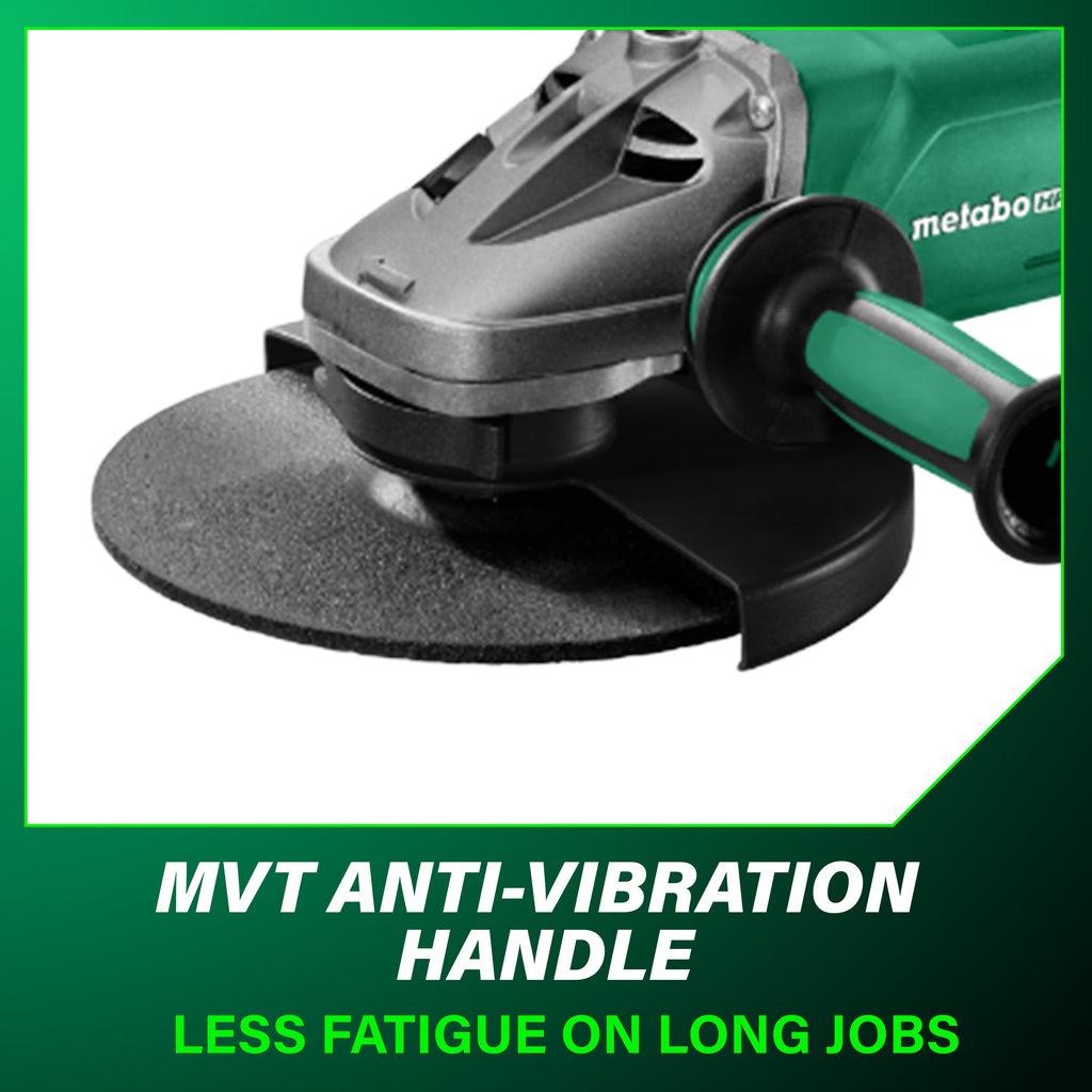 Metabo HPT US646467800 7" 15 Amp Surface Preparation Kit Angle Grinder