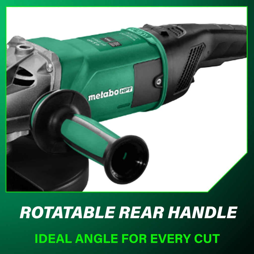 Metabo HPT US646467800 7" 15 Amp Surface Preparation Kit Angle Grinder