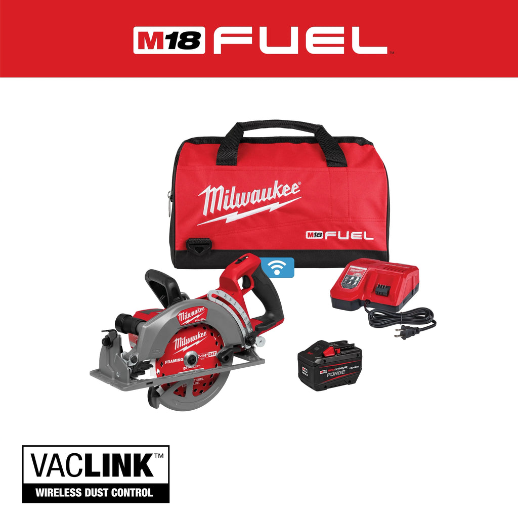 Milwaukee 2931-21HD M18 FUEL™ 7-1/4" Rear Handle Circular Saw w/ ONE-KEY™ Kit