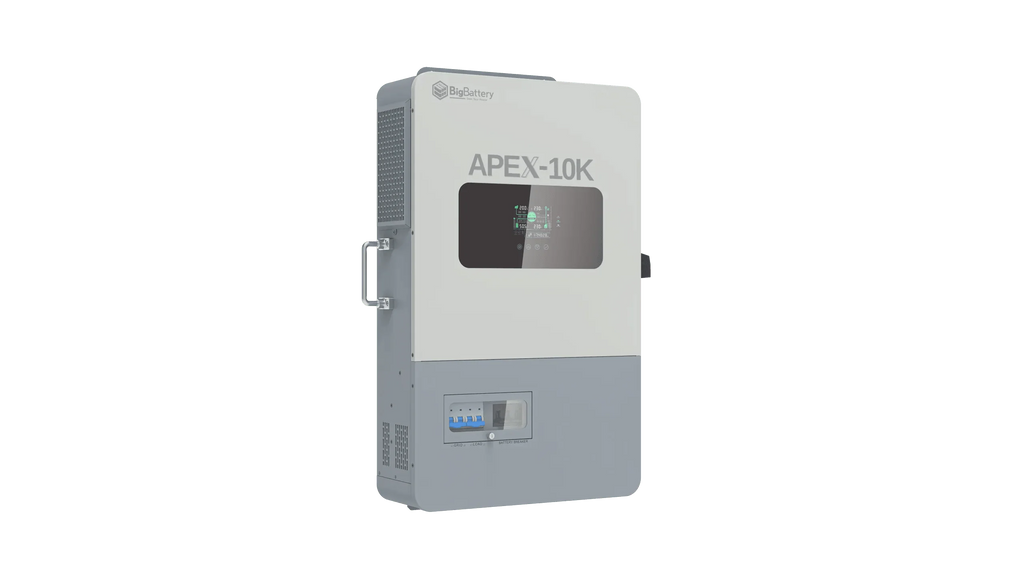 BigBattery NEXUS 51.2V 15kWH LiFePO4 Battery + APEX 10K Off-Grid Inverter