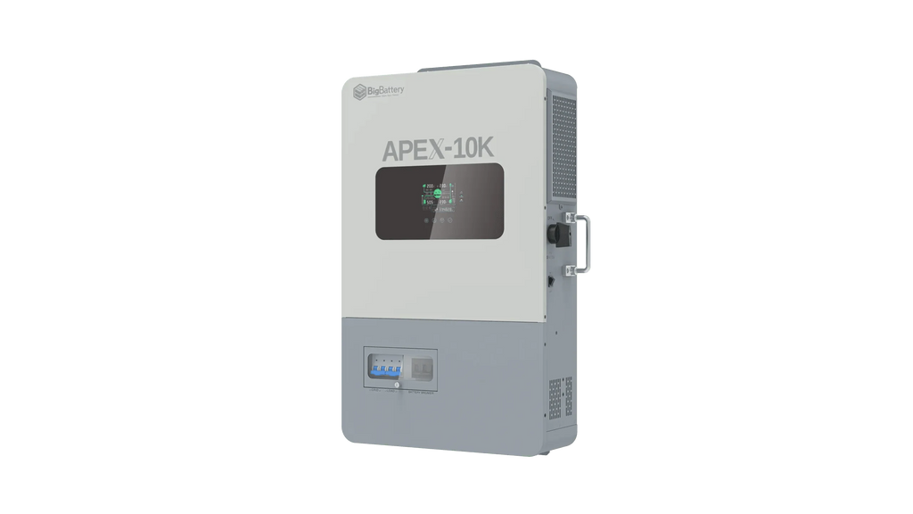 BigBattery NEXUS 51.2V 15kWH LiFePO4 Battery + APEX 10K Off-Grid Inverter