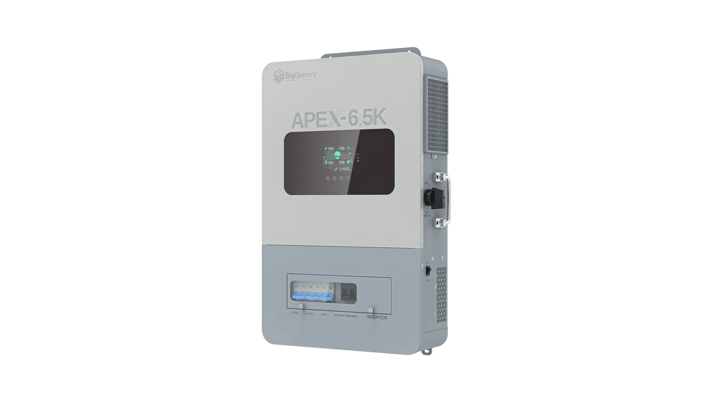 BigBattery NEXUS 51.2V 15kWH LiFePO4 Battery + APEX 6.5K Off-Grid Inverter