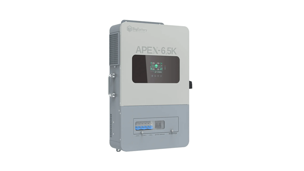 BigBattery NEXUS 51.2V 15kWH LiFePO4 Battery + APEX 6.5K Off-Grid Inverter