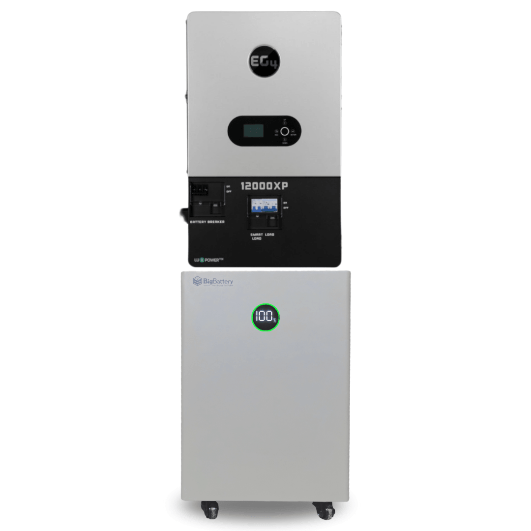 BigBattery NEXUS 51.2V 15kWh LiFePO4 Battery + EG4 12000XP 12,000W 48V Split Phase Off-Grid Inverter Kit