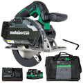 Metabo CD1805BDM 18V 5-3/8" Metal Cutting Circular Saw Kit (2X 2.5 Ah MV  380083M battery, rapid charger)