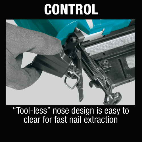 Makita XNB02Z 18V LXT® 2-1/2" Straight Finish Nailer, 16 Ga. (Tool Only)