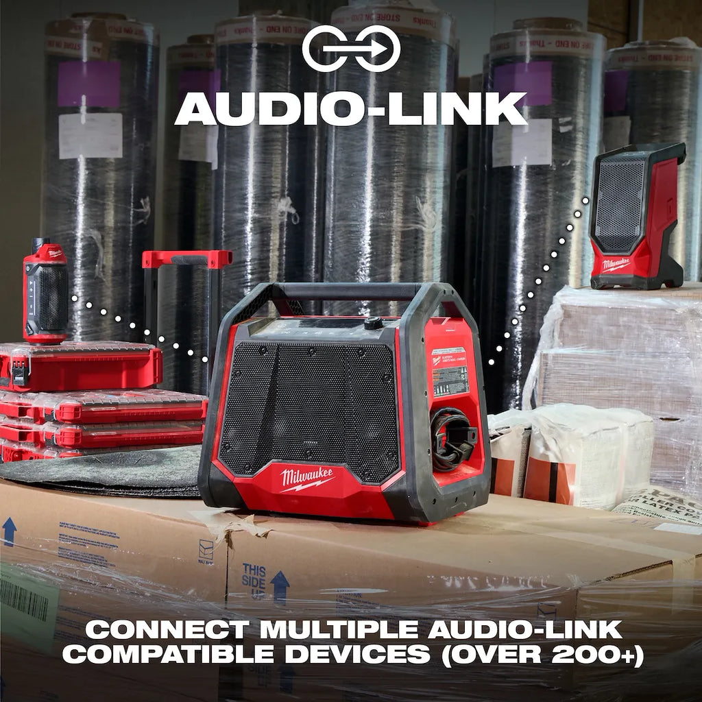 Milwaukee 2956-20 M18 Bluetooth Jobsite Radio + Charger