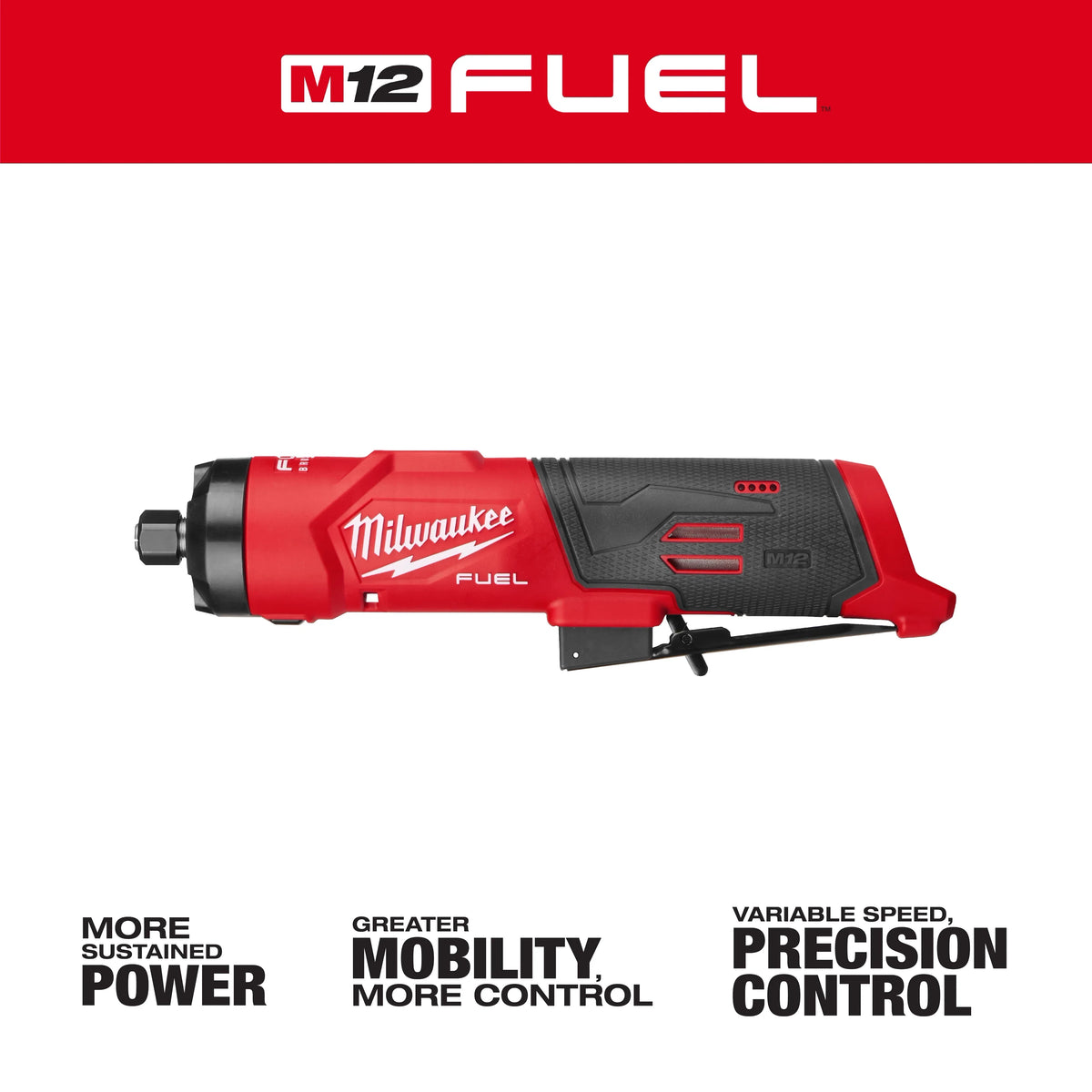 Milwaukee 3486-20 M12™ FUEL™ 1/4" Straight Die Grinder