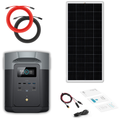 EcoFlow Delta 2 Max 2048Wh 2400W LiFePO4 Solar Generator + 200W Rigid Monocrystalline Solar Panels Kit