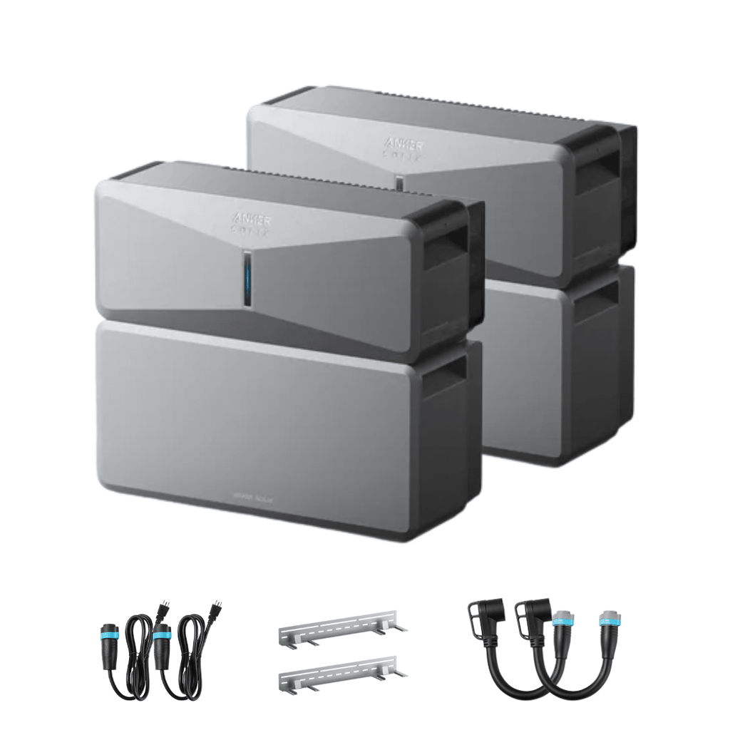 [Double Kit] Anker SOLIX E10 Whole Home Backup System | 12 kWh - 60 kWh LiFePO4 Batteries