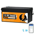 ECO-WORTHY 12V 280Ah Lithium Iron Phosphate Battery With Bluetooth
