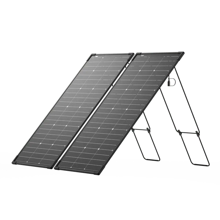 EcoFlow 2 x 125W Bifacial Modular Monocrystalline Solar Panel