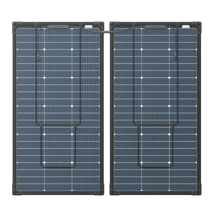 EcoFlow 2 x 125W Bifacial Modular Monocrystalline Solar Panel