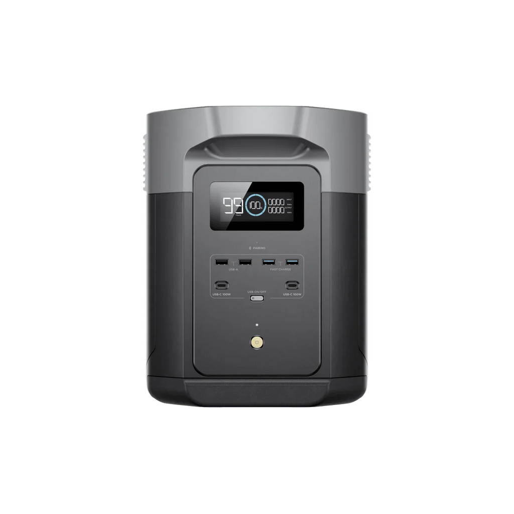 EcoFlow DELTA 2 Max 2048Wh 2400W LiFePO4 Solar Generator