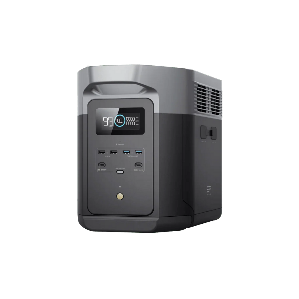EcoFlow DELTA 2 Max 2048Wh 2400W LiFePO4 Solar Generator