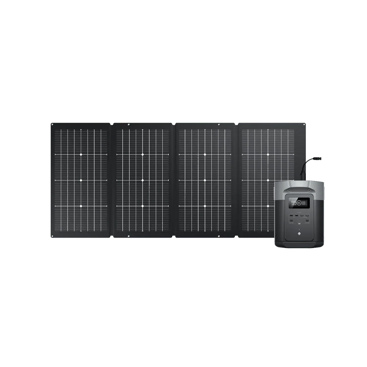 EcoFlow DELTA 2 Max + 220W Portable Solar Panel