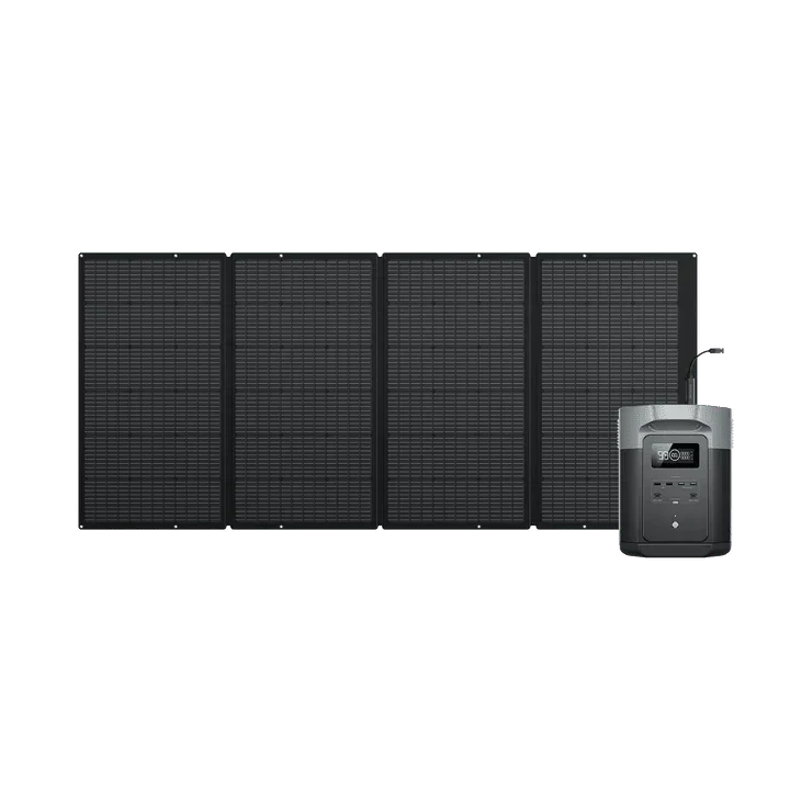 EcoFlow DELTA 2 Max + 400W Portable Solar Panel