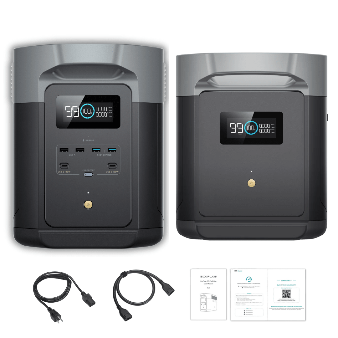 EcoFlow DELTA 2 Max + EcoFlow DELTA 2 Max Smart Extra Battery