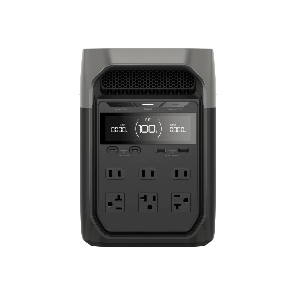 EcoFlow DELTA 3 1024Wh 1800W Solar Generator Portable Power Station