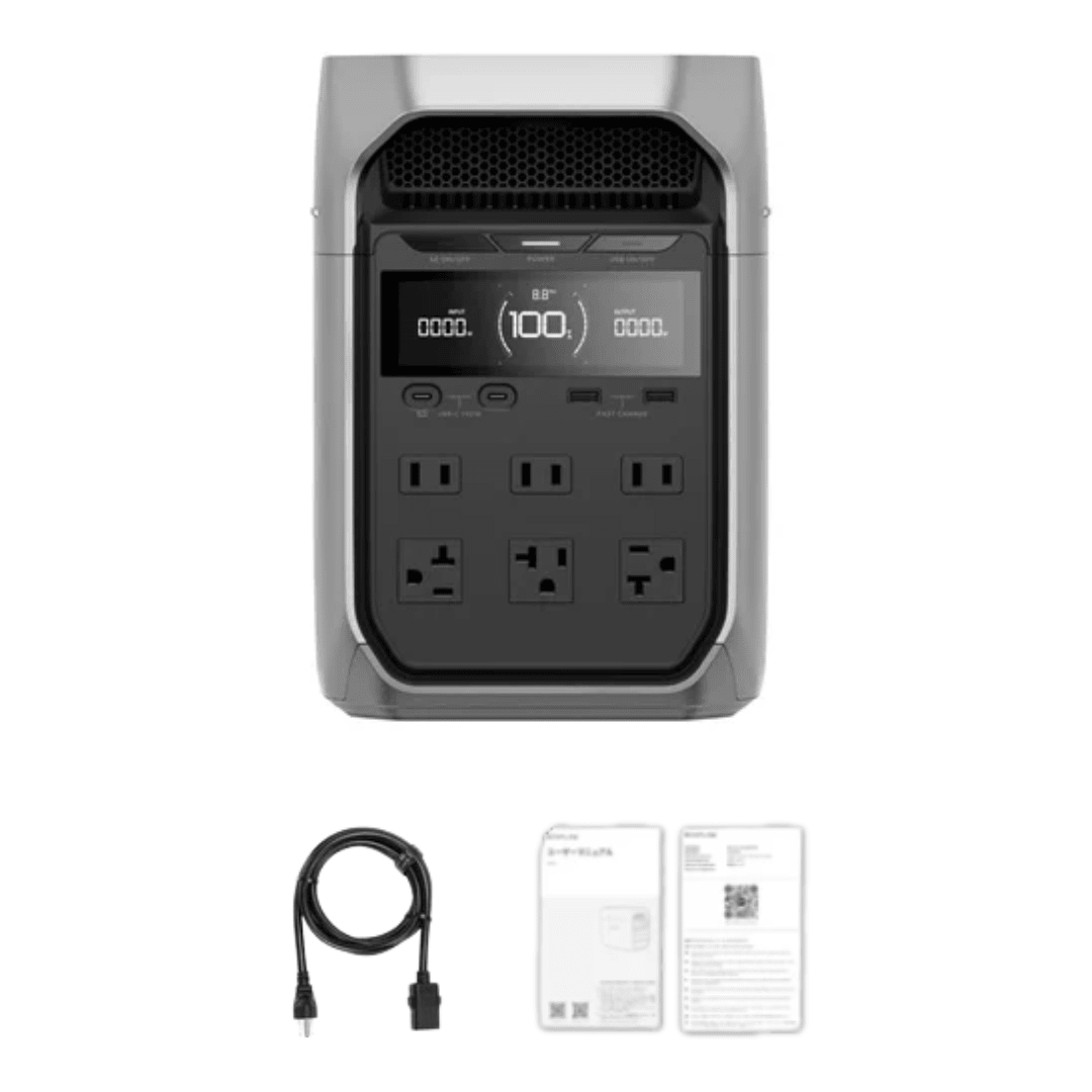 EcoFlow DELTA 3 Plus 1024Wh 1800W Solar Generator & Kits