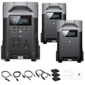 EcoFlow DELTA Pro + 2 × DELTA Pro Extra Battery