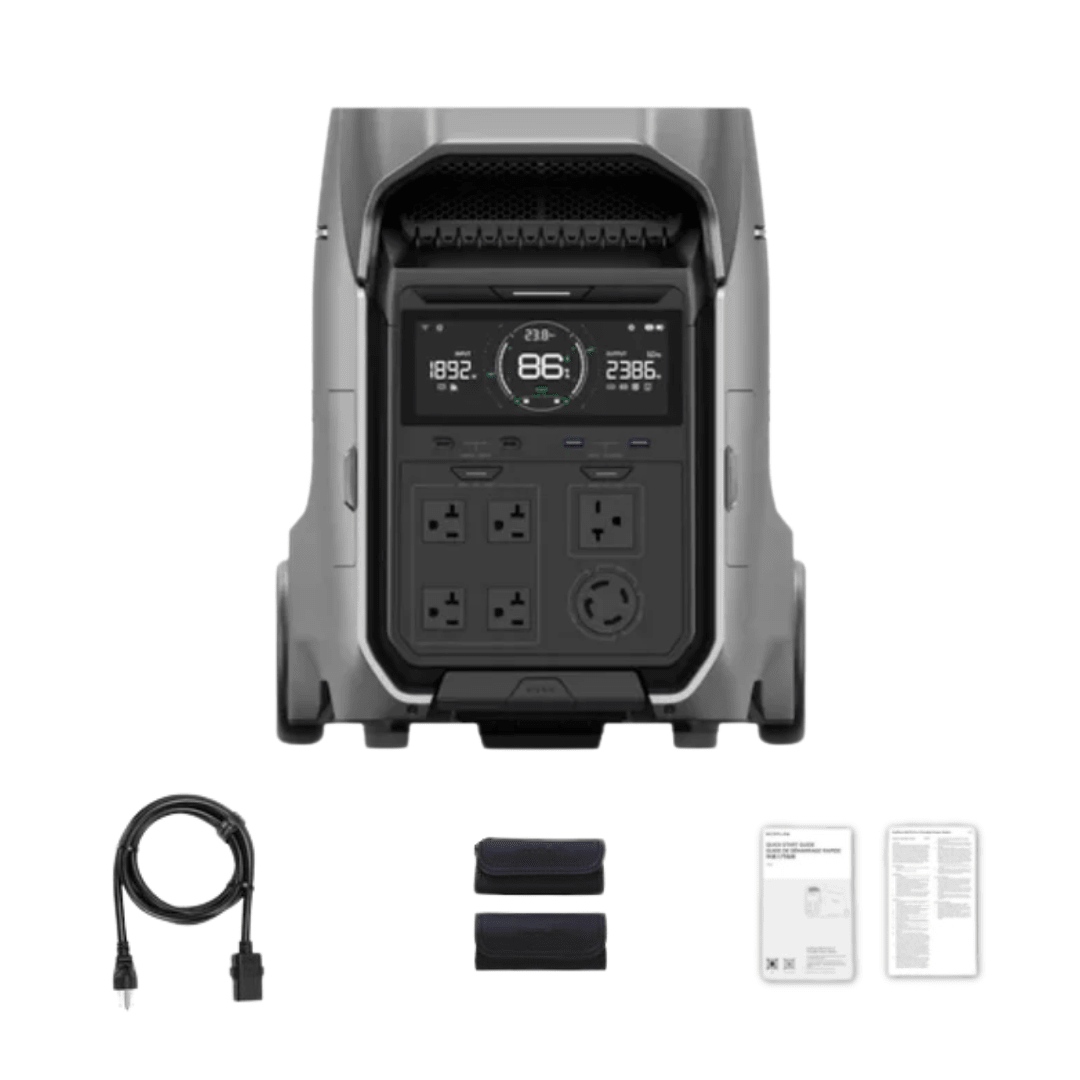 EcoFlow DELTA Pro 3 4096Wh 4000W Portable Power Station Solar Generator
