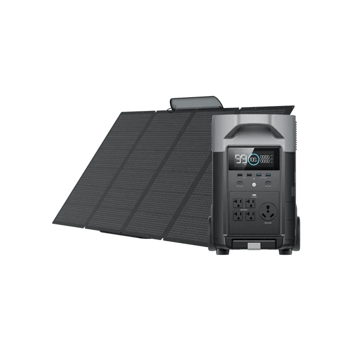 EcoFlow DELTA Pro + 400W Portable Solar Panels