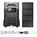 EcoFlow DELTA Pro Solar Generator + 220W Portable Solar Panels