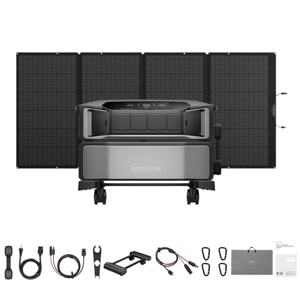 EcoFlow DELTA Pro Ultra Inverter + Battery + 400W Solar Panel