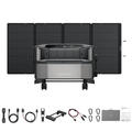 EcoFlow DELTA Pro Ultra Inverter + Battery + 400W Solar Panel